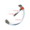 6Pcs Fishing Leaders Fishing Rigs High Strength Fishing Wire Leader Line Rig with Swivel Snap Wire Leader for Lures Hook