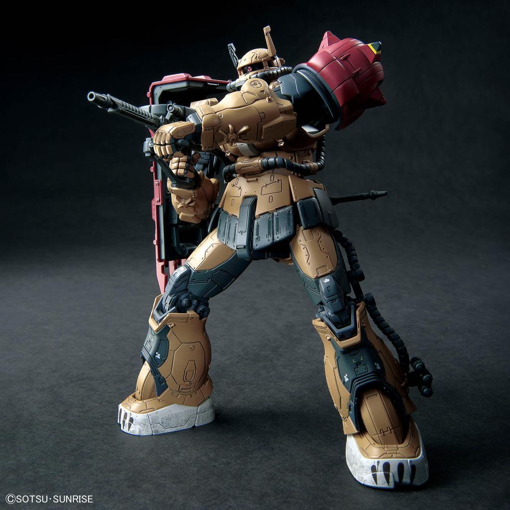 BANDAI SPIRITS HG Mobile Suit Gundam Requiem of Revenge Zaku II Type F Solari Custom of Scale Plastic Model Kit (Requiem Revenge) 1/144 Pre-Colored