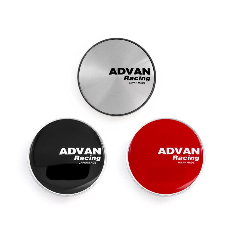 4PCS/Lot 60MM Car Wheel Center Hub Caps for ADVAN Racing Emblem Wheel Center Cap label car styling accessories