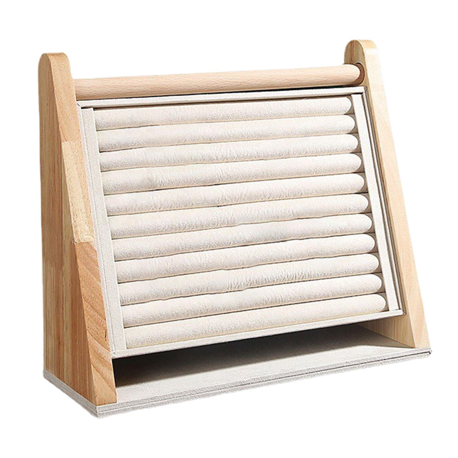 

Вертикальный держатель для ювелирных изделий с 10 слотами, органайзер для колец, лоток для колец, подставка