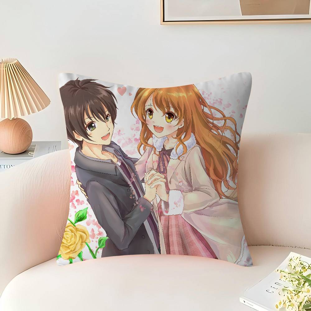 Anime L-Love Hina Cushion Cover 30x50 Polyester Sofa Cushions Decorative Throw Pillows Home Decoration Pillowcover
