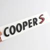Car Rear Trunk 3D Sticker COOPER S Letters Logo Emblem Badge Sticker Decal