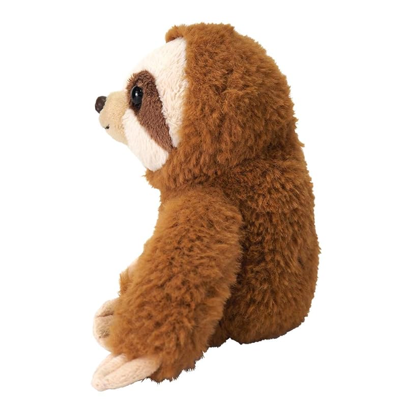 SunLemon Fluffy Sloth Plush Toy, Small, 16 X 15 X 9 Cm, Animal, P-6182