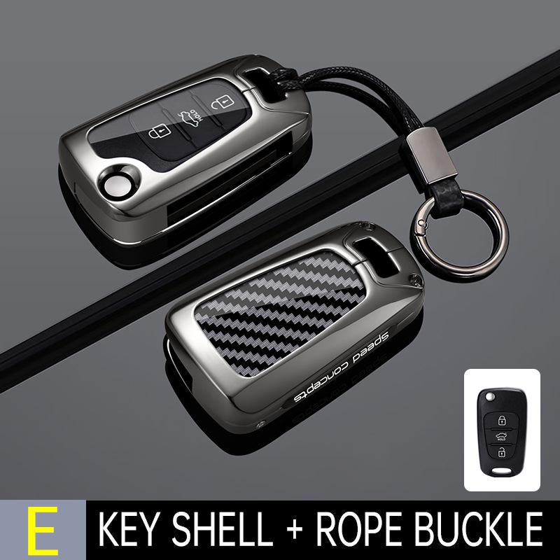 Kia Key Case for Men's Old Model: K2, Sportage, K5, Forte, Soul Folding Modified Shell