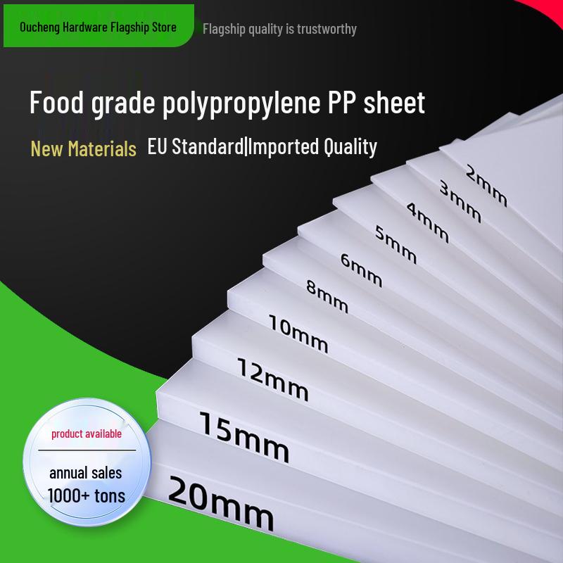 Waterproof White Plastic PP Board Sheet - Durable PVC/Nylon/Polypropylene