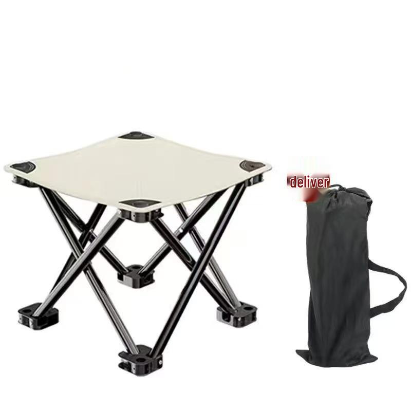 Portable Folding Outdoor Stool for Art, Beach, Camping, and Fishing