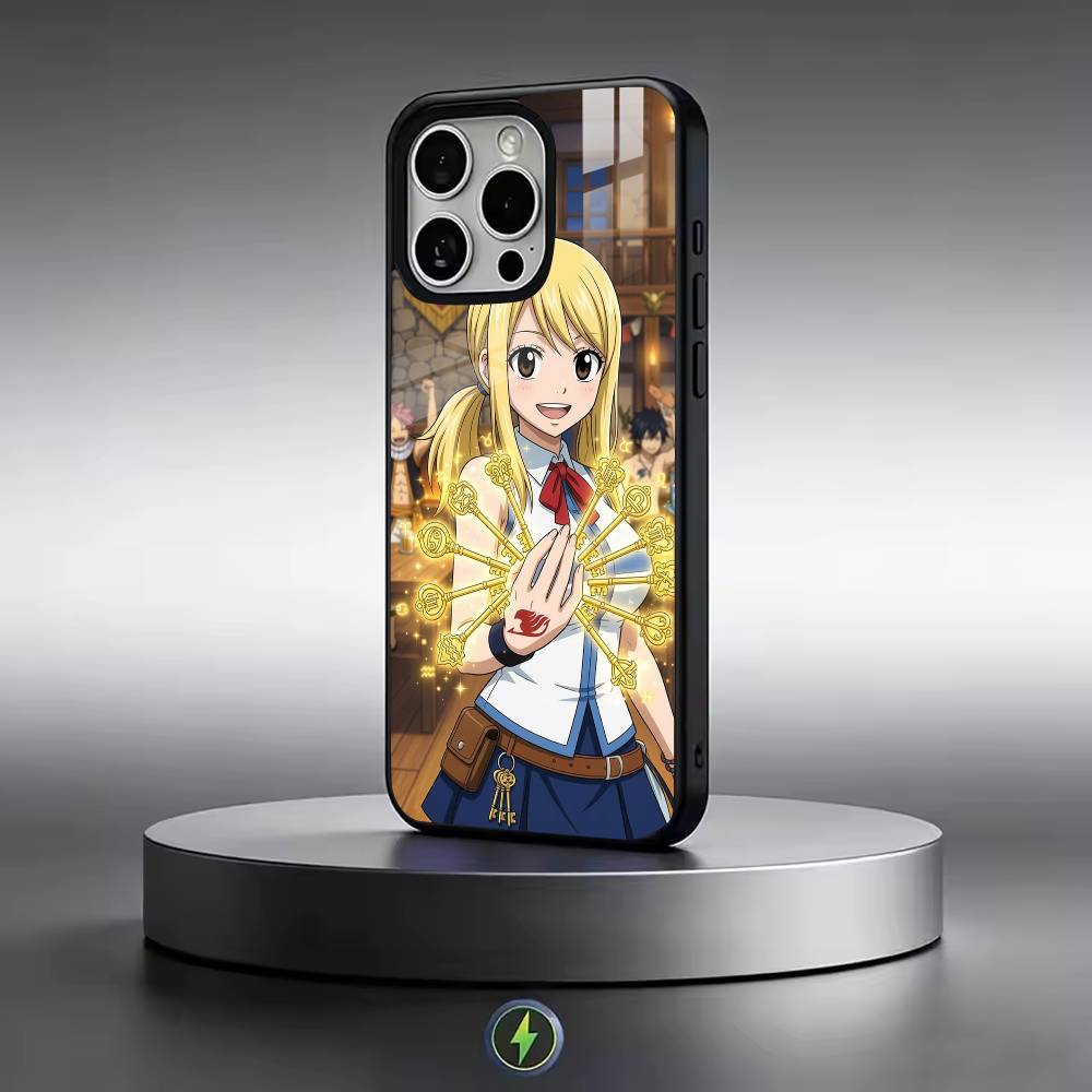 Anime Fairy Tail L-Lucy Phone Case For iPhone17,16,15,14,13,12,11 Plus,Pro Magnetic with Magsafe Wireless Charging