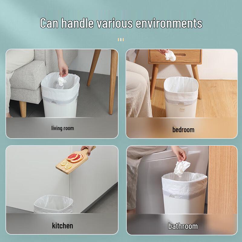Meiliya Thickened Drawstring Kitchen Garbage Bags
