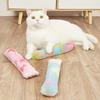 Pet Cat Bite-Resistant Catnip Teething Chew Toy Keep Kitten Busy for Biting with Catnip Strip Pillow Theme