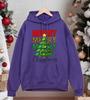 Merry Christmas Green Tree Design Men Hoody Pocket All-Match Hoodies Casual Fleece Streetwear Oversized Comfortable Pullover