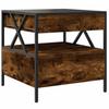 Infinity LED Coffee Table in Smoked Oak 50x50x51 cm