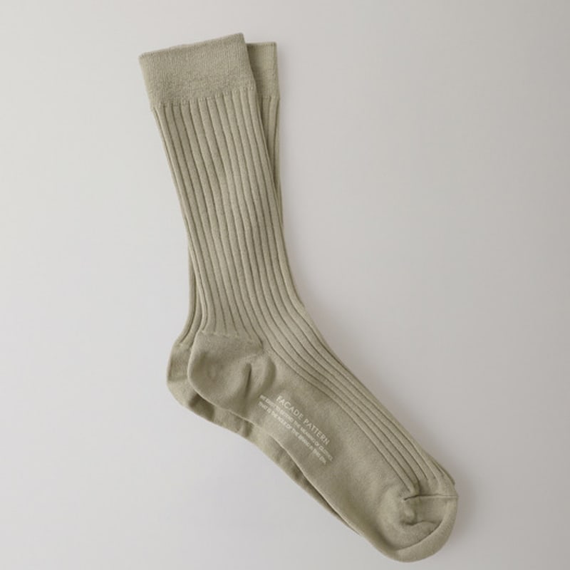FACADE PATTERN Facade Silk Cotton Socks_6 Colors