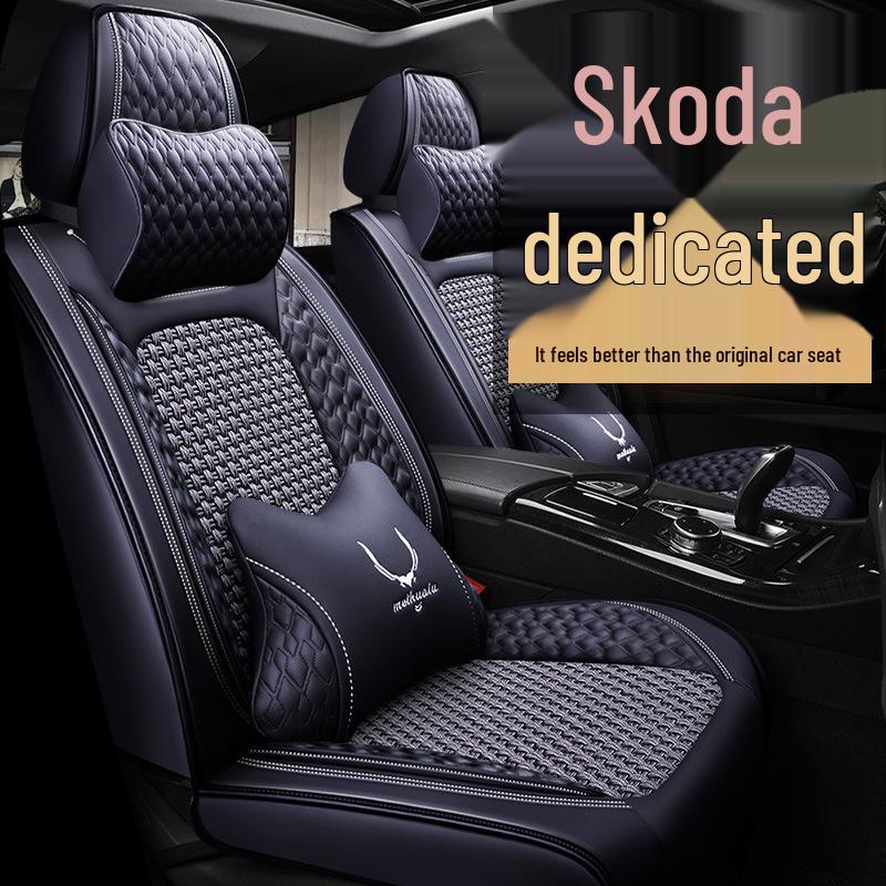 Skoda Octavia, Rapid, Spaceback, Fabia, Superb Four Seasons Car Seat Cushion Cover