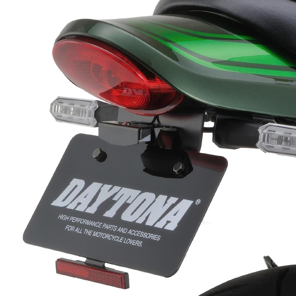 Daytona Exclusive LED Fenderless Kit LED License Lamp Reflector Turn Signal Bracket Included New Safety Standard Compliant 98049 Z900RS/CAFE (18-24) &