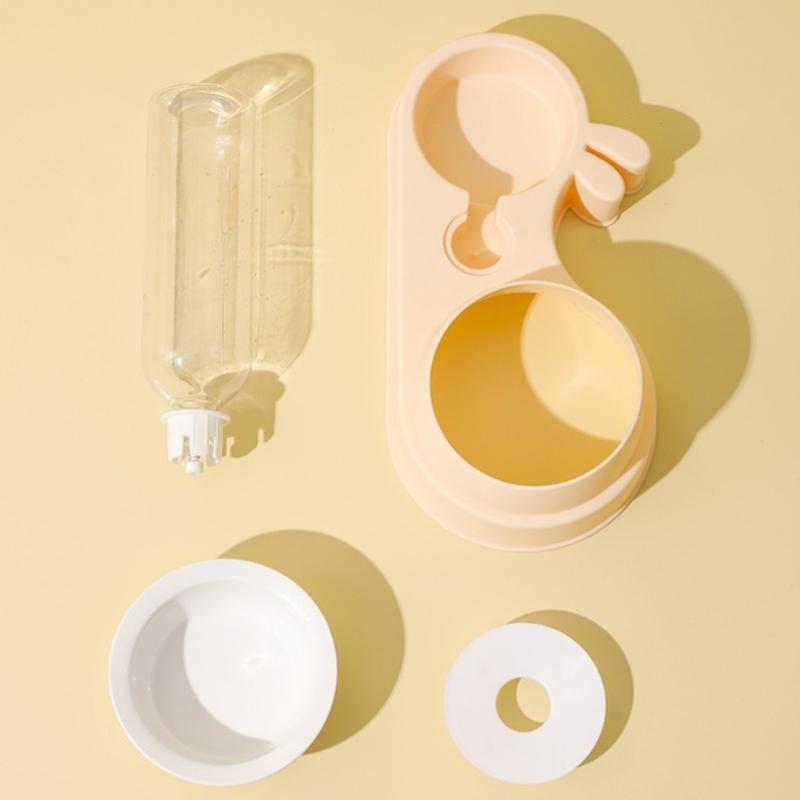 Pet Food Feeders and Waterer Detachable Cats Water Fountain Bowl Food Container Automatic Bowl Supply