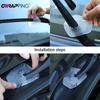 2Pcs Car Windshield Wiper Hole Protective Cover Dustproof Bottom Sleeve Leaves Debris Prevention Cover for Car Accessories