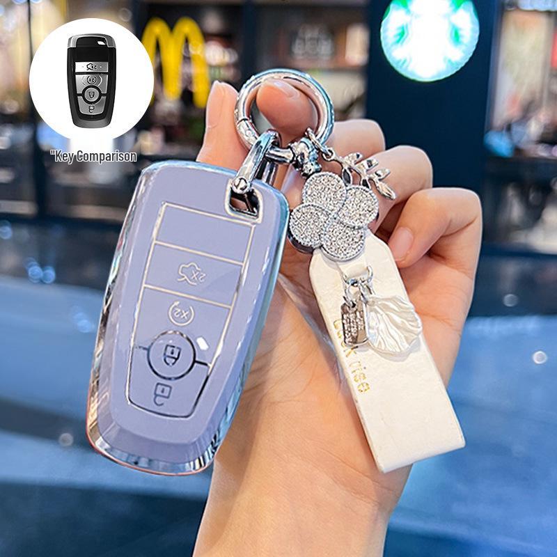 Key Case Shell for Ford Mondeo, Explorer, Focus, and Edge - Suitable for Men and Women