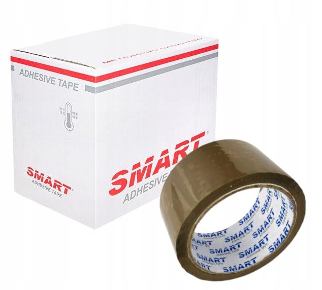 Smart brown packing tape, width 48 mm, length 50 m, 6 pcs.