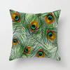 Luxury Peacock Pillow Cover High Quality Printed Home Sofa Cushion  Hotel Coffee Bar Throw