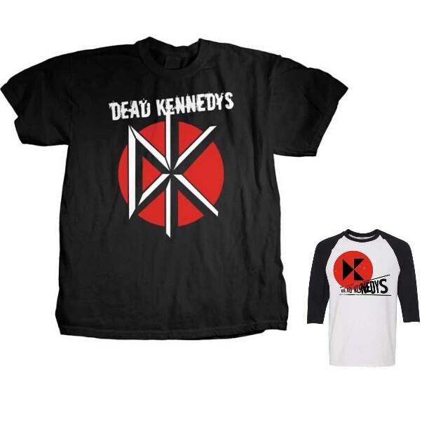Dead Kennedys Logo T-shirt / Raglan Gig Poster - Brand New L