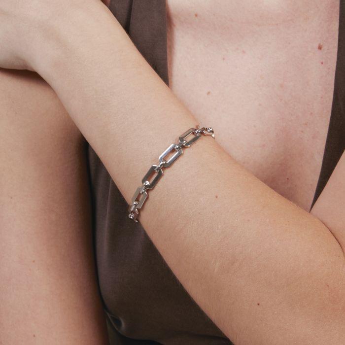 Bracelet Luxenter fini en rhodium - Cuetz