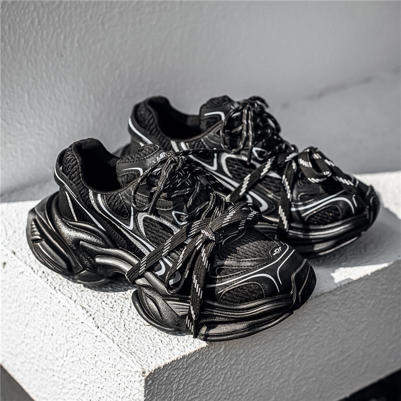 Summer New Casual Mesh, Comfortable and Breathable Low-top Thick-soled Dad Shoes