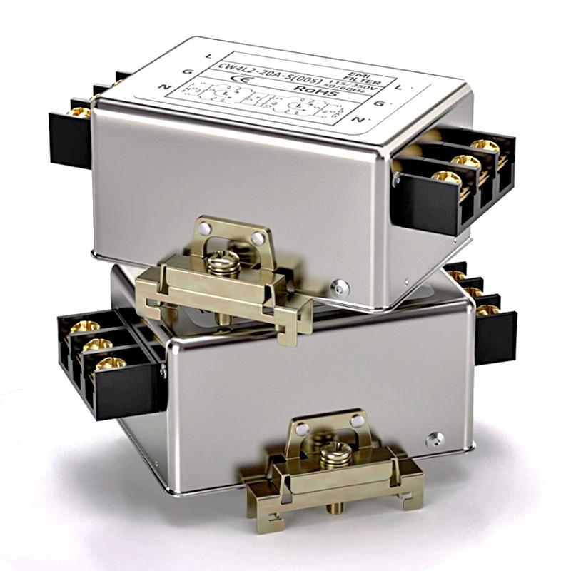CW4L2-40A-S(005) Single-phase  220V  Power Filter AC EMI Power Supply Anti-interfe CW4L2-40A-S