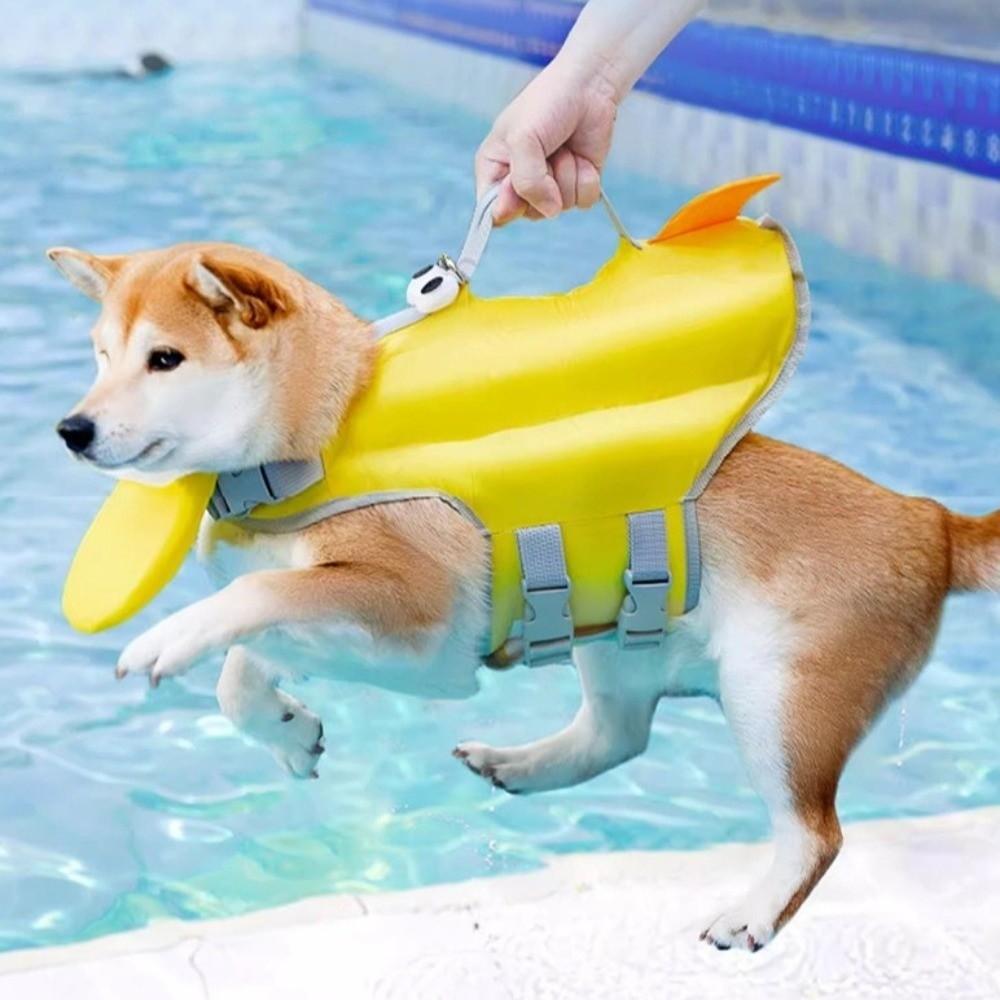 Waterproof Dog Life Jacket High Flotation Dog Swimming Vest Pet Safety Vest Pet Swimsuit Boating