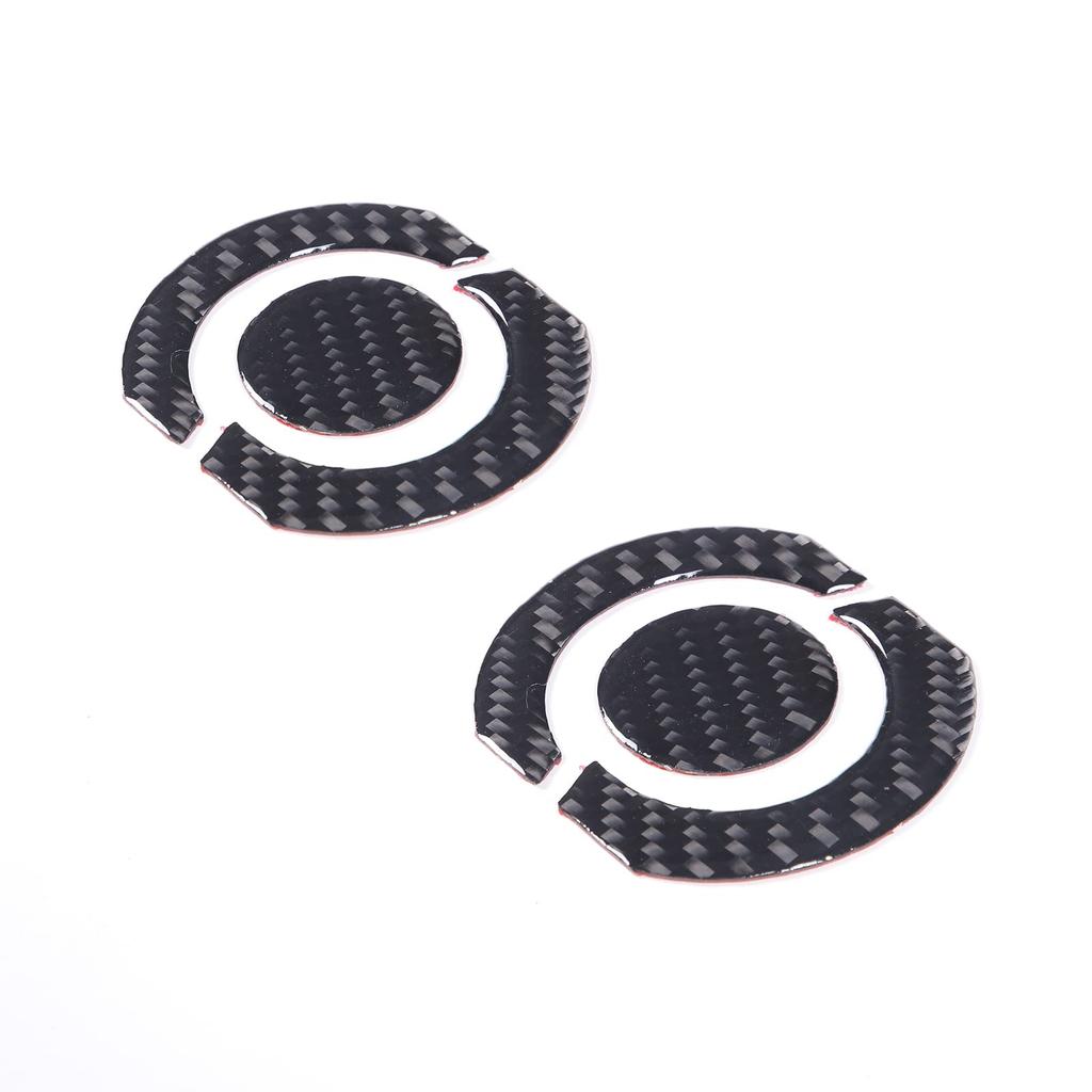 Hcilloend Set of Carbon Fiber Air Vent Center Side and Console Panel Stickers for the New Honda Easy Installation and Scratch Customizable Interior