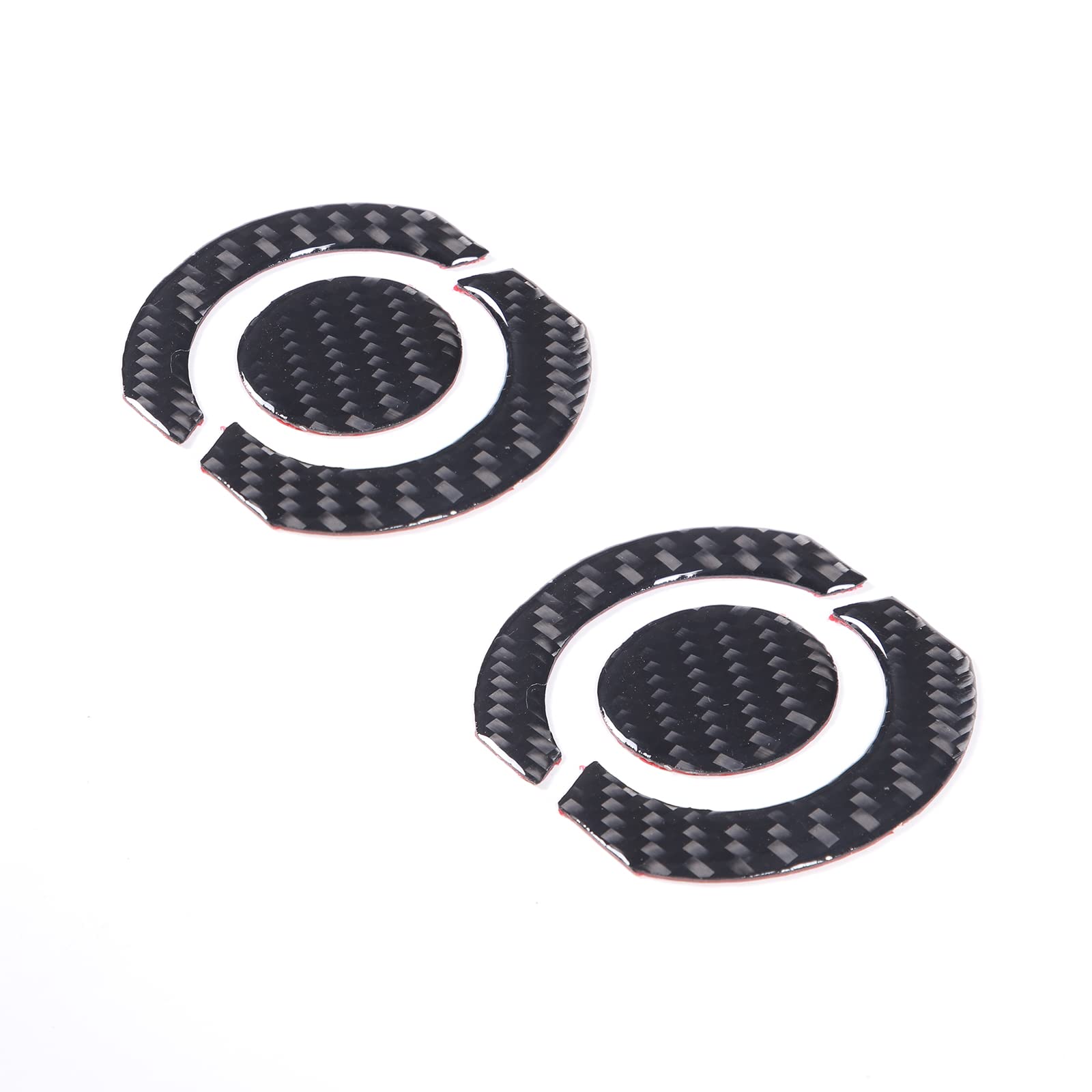 

Hcilloend Set of Carbon Fiber Air Vent Center Side and Console Panel Stickers for the New Honda Easy Installation and Scratch Customizable Interior