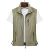 Herren Frühling/Sommer Outdoor Schnelltrocknende Weste Jugend Einfache Ärmellose Arbeitskleidung Jacke