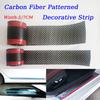 Carbon Fiber Rubber Strip Car Stickers Anti Scratch Door Sill Protector Car Threshold Protection Bumper Film Sticker Car Sticker