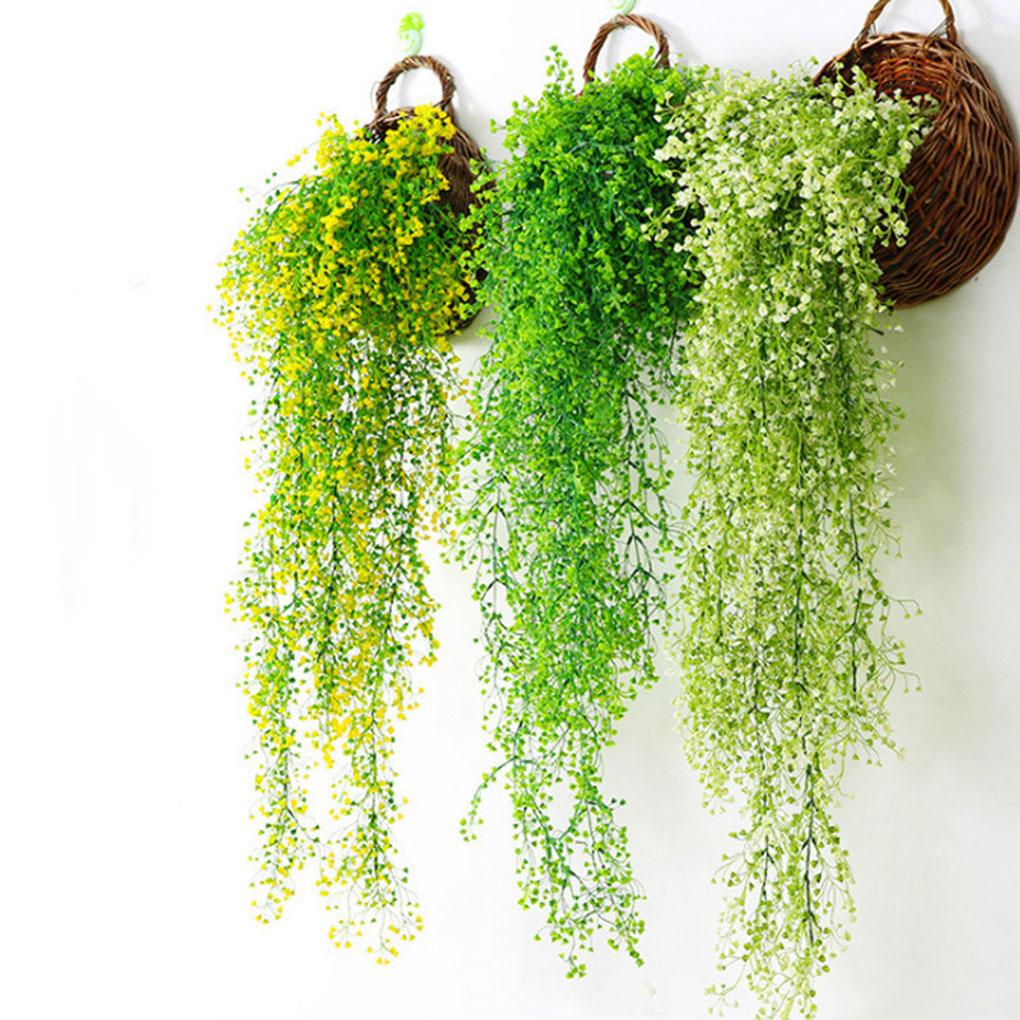 Flores Artificiales Colgantes de Pared Planta Decoración Falsa Regalos de Inauguración de Casa