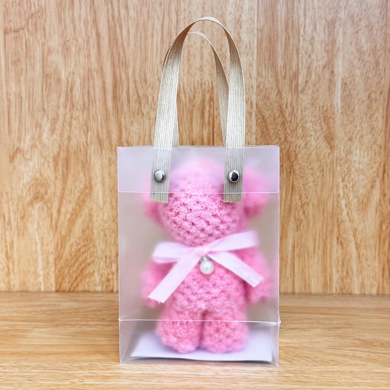 Coral Fleece Bear Towel