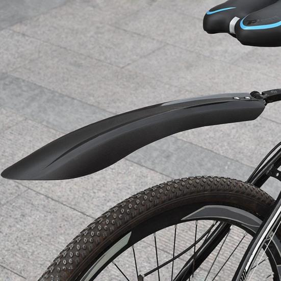 1 Pair Bicycle Fender Lightweight Universal MTB Mountain Road Bike Front Rear Mud Splash Guard Mudflap Bike Replacement Accessories