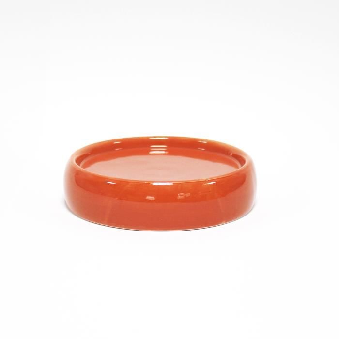 Porte Savon - Bulleas - Terracotta - Céramique - Diamètre 10 Cm - Hauteur 3.5 Cm