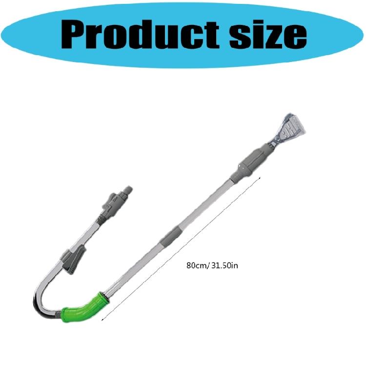 Multiuse Aquariums Cleaning Tool With  Scrapers Water Vacuum For Efficient Glass Eliminations And Sediment Extraction