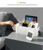 Bedside Hanging Shelf: Punch-Free Dorm Bunk, Student Organizer, Baby Diaper & Wipes Storage