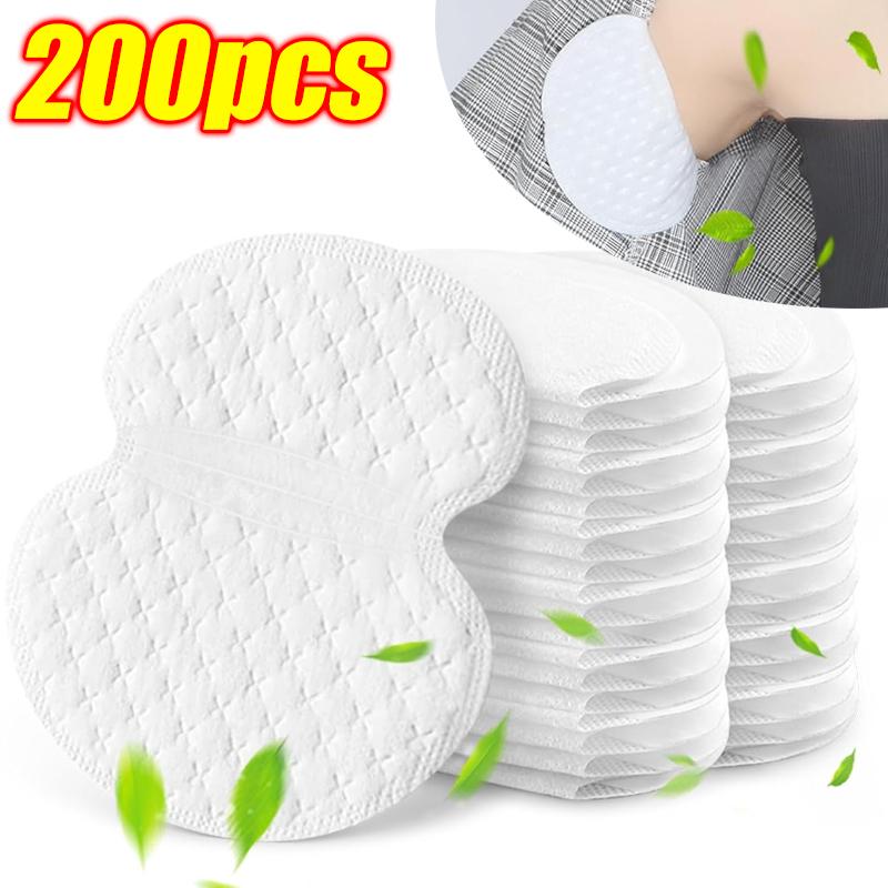 10-200 Pezzi Assorbenti Usa e Getta per Ascelle, Pastiglie Deodoranti Anti-Sudore Estive, Scudo Assorbente Invisibile per Ascelle per Lavoro Quotidiano e Uso Esterno