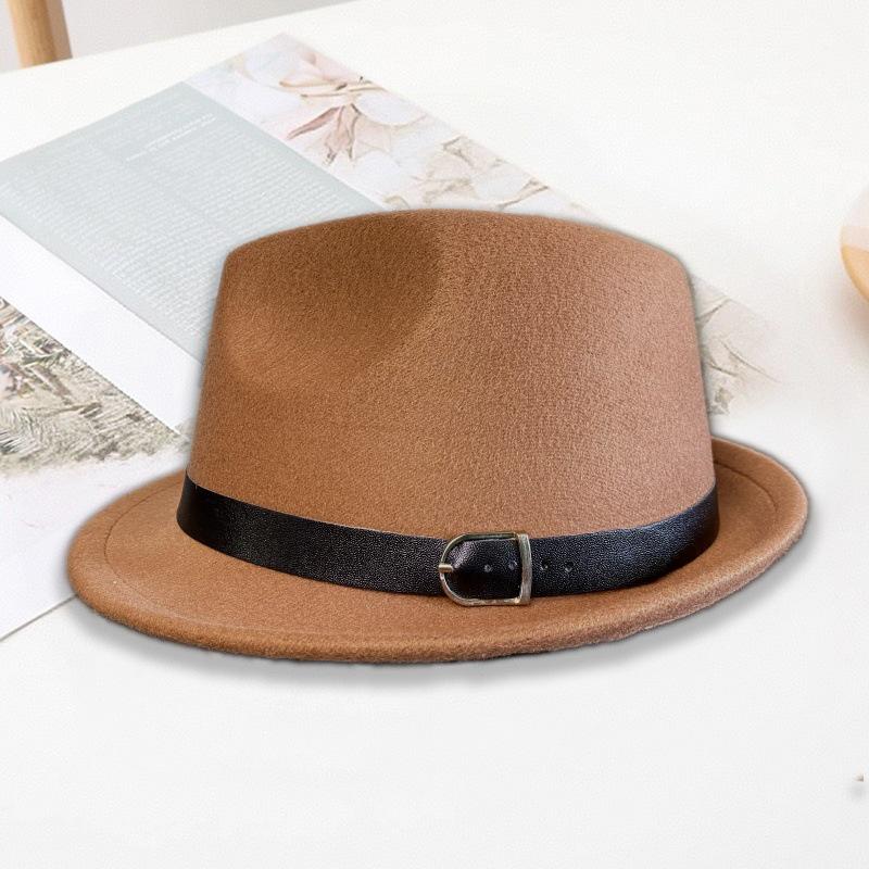 

Trendy Wool Felt Fedora: Women’s Autumn & Winter Retro Korean-Style Dome Fisherman Hat – Versatile British Basin Hat. Adjustable (inner adjustment cord)