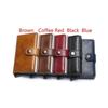 Rfid ID Card Holder Luxury Purse Wallet Men Passport Holder Small Smart Metal Bank Credit Leather Cardholder for Women Card Bag