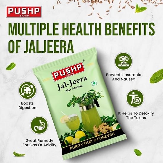 Pushp Brand Jal Jira Masala (500g In Each) (Pack of 5)