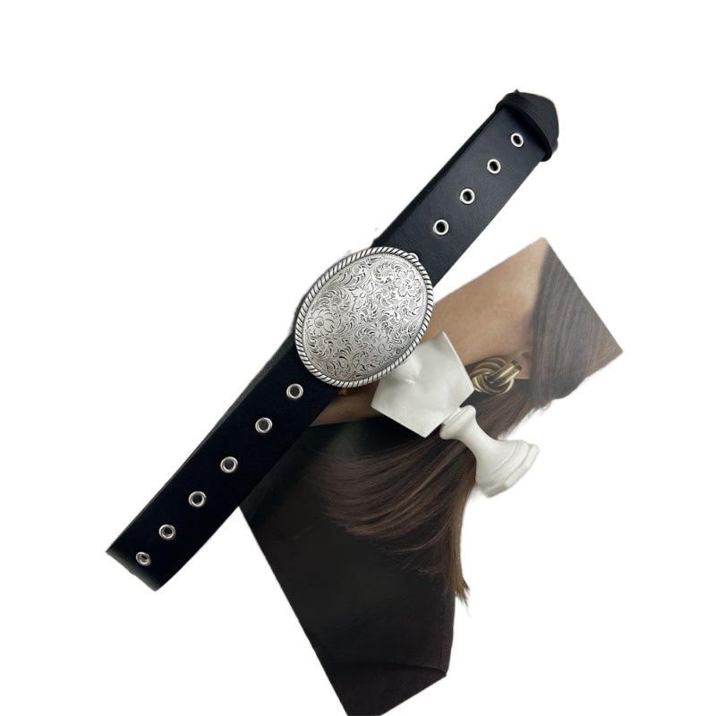 Retro Modern Womens Belt Beautifully Designed Wide Style For Casual Denim Looks
