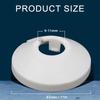 10pcs Heater Pipe Coverings Plastic Radiator Pipe Covers Simple Installs for Aesthetic Enhancement & Easy Installation
