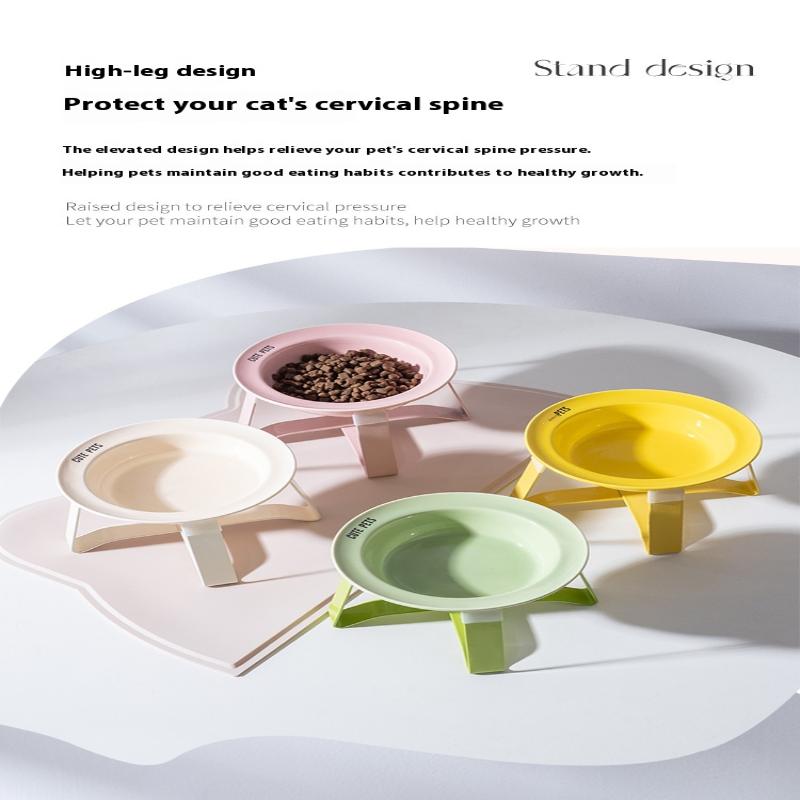 Cerc Bowl Pet Bowl With Iron Stand Protect Cervical Spine Small Size Dog Bowl Smart Bowl For S Pet Supplies