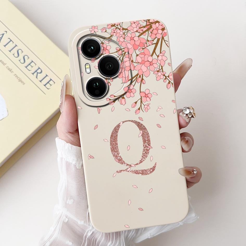 For Honor 400 Pro Lite Case DNY-NX9 DNP-NX9 ABR-NX1 Cover Fashion Flower Crow Letters Soft Case For Honor 400 Pro Honor400 Funda
