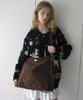 Dumaro Kyle Two-Way Crossbody Bag / Coffee (Suede)
