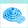 Essential Kitchenware Durable Retractable Funnels With Easy Storage In Vibrant Colors
