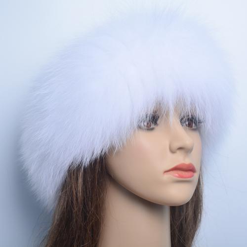 Fashion Lady Real Fox Fur Scarf Girls Warm Soft Knit Good Elastic Real Fox Fur Headband Brand Genuine Fox Fur Ring Scarves