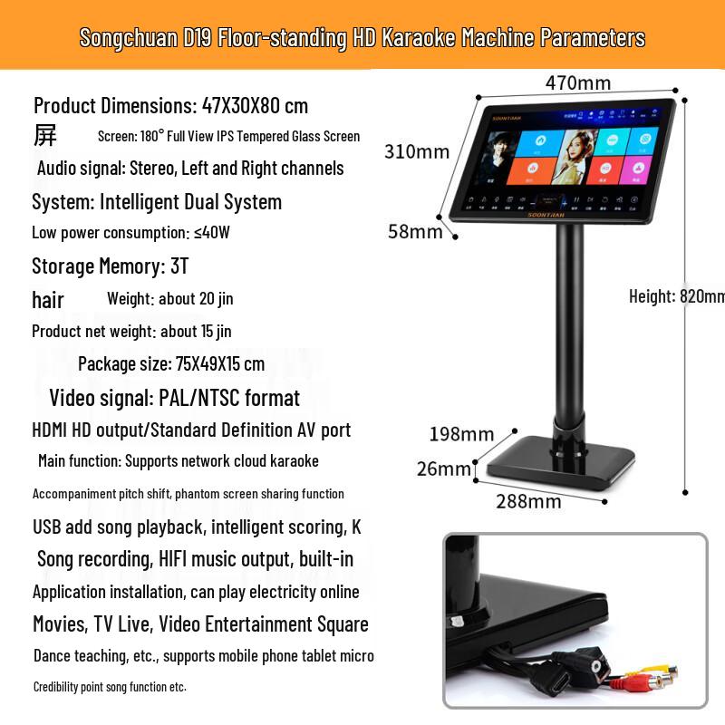SP2 Home Karaoke Sound System CN Plug (adapter Included)
